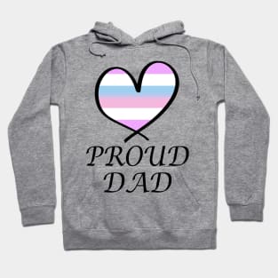 Proud Dad LGBT Gay Pride Month Intersex Flag Hoodie